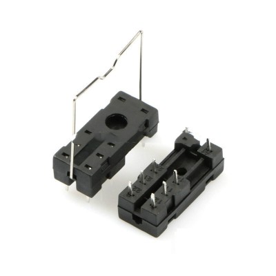 Soclu/Baza releu 8 pini pentru placa de circuit imprimat PCB , 14F-2Z-A2