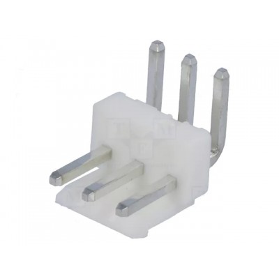 Set 10 conectori cablu-placa 3 PINI cu pas:3,96mm tata orizontal,10103229