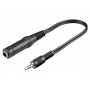 Cablu jack 3.5mm tata la 6.35mm mama 0.2m stereo PVC , AVK-323-0020