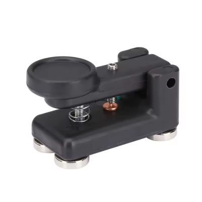 Cheie telegrafica Morse CW cu magneti de fixare si arc de