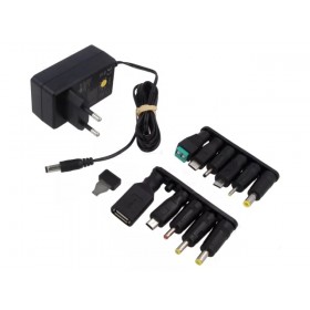 Alimentator universal 3-12V 0.6A 7.2W cu 11 adaptoare interschimbabile , ZSI-64571