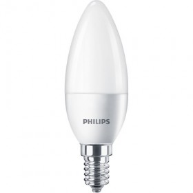 Bec LED lumanare Philips, E14, 5.5 - 40W, alb, lumina naturala 4000K,8718696543566