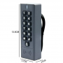 Tastatura control acces RFID 125kHz cu tastatura PIN, IP67