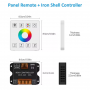 Controller RGB cu panou tactil RF, 5V-24V DC, 30A, dimmer si