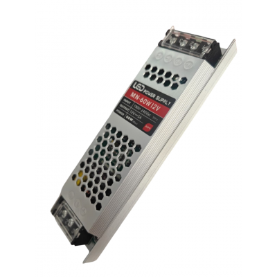 Sursa alimentare slim MN-60W12V, 12V, 5A, 60W, carcasa