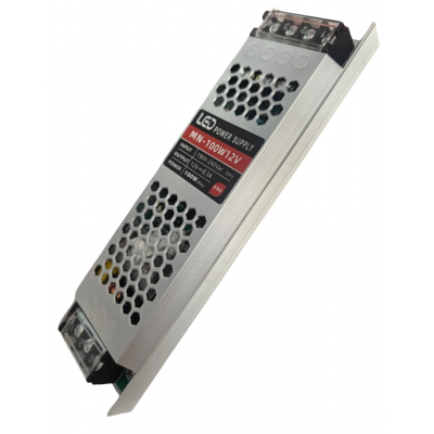 Sursa alimentare slim MN-100W12V, 12V, 8.3A, 100W, aluminiu