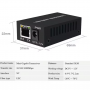 Mini media converter Gigabit Ethernet – fibra optica SC/UPC