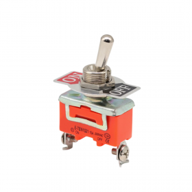 Intrerupator basculant cu retinere, 2 pozitii, 2 pini cu surub