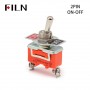 Intrerupator basculant cu retinere, 2 pozitii, 2 pini cu surub