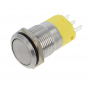 Buton push iluminat cu revenire, 5A 250V AC, 19mm, IP65