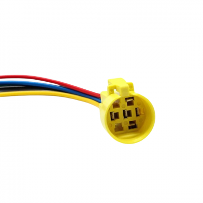 Conector cu cablu pentru buton push 16mm, 5 fire, 20cm, plug