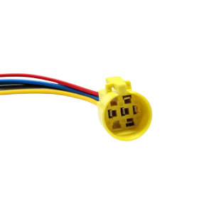 Conector cu cablu pentru buton push 19mm, 5 fire, 20cm, plug