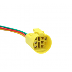 Conector cu cablu pentru buton push 22mm, 5 fire, 20cm, plug
