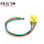 Conector cu cablu pentru buton push 22mm, 5 fire, 20cm, plug