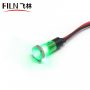 Indicator/martor LED de panou din plastic, 8mm, 2 fire 20cm