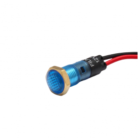 Indicator de panou din plastic, 8mm, 2 fire 20cm, albastru