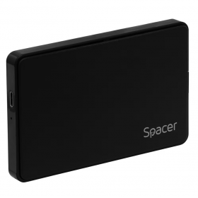 Rack extern HDD/SSD Spacer SPR-TYPE-C-01 2.5”, USB 3.1 Type-C