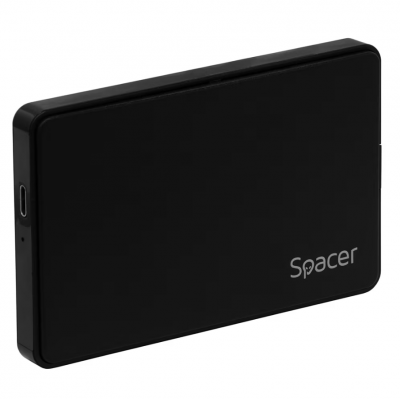 Rack extern HDD/SSD Spacer SPR-TYPE-C-01 2.5”, USB 3.1 Type-C