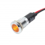 Indicator/martor LED plat de panou alama 12mm, 2 fire 20cm