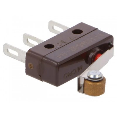 Microintrerupator Snap Action Honeywell SPDT 5A 250VAC cu rola (Lever Roller), 111SM602-H4