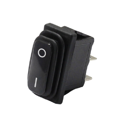 Intrerupator basculant/rocker ON-OFF cu mentinere, ermetic
