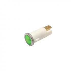 Indicator/martor LED snap de panou din plastic, 12.5mm, 2 pini
