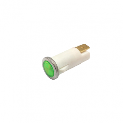 Indicator/martor LED snap de panou din plastic, 12.5mm, 2 pini