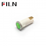 Indicator LED snap de panou din plastic, 12.5mm, 2 pini 6.3mm