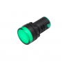 Indicator/martor LED cu filet de panou din plastic, 22mm, borne