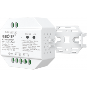 Controller Dimmer Led AC Triac, WiFi + 2.4Ghz + Push, Tuya