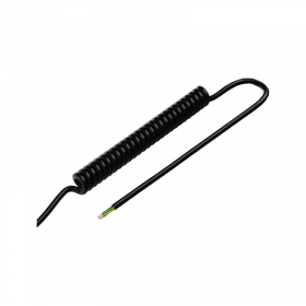Cablu spiralat neecranat 6 fire, 24AWG, extensibil 0.3m–1.2m