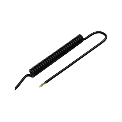 Cablu spiralat neecranat 6 fire, 24AWG, extensibil 0.3m–1.2m