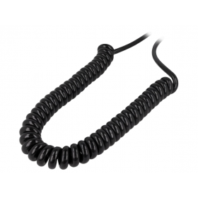 Cablu spiralat neecranat 6 fire, 24AWG, extensibil 0.5m–2.5m