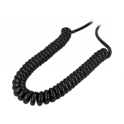 Cablu spiralat neecranat 6 fire, 24AWG, extensibil 0.5m–2.5m