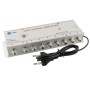 Amplificator semnal TV 8 cai 20dB, splitter activ CATV, 1 intrare 8 iesiri, 220V, ALX-12F012