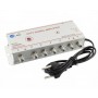 Amplificator semnal TV 6 cai 20dB, splitter activ CATV, 1 intrare 6 iesiri, 220V,ALX-12F013