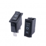 Intrerupator basculant/rocker ON–OFF–ON cu mentinere, 15A 250V