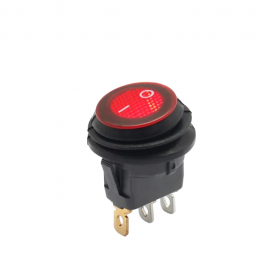 Intrerupator basculant/rocker ON-OFF cu retinere ermetic, SPST