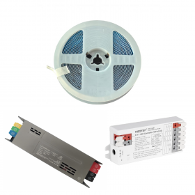 Kit iluminare banda LED COB, RGBCW, 24V DC, 840LED/m