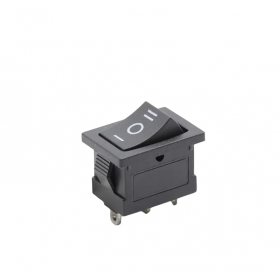 Intrerupator basculant/rocker ON–OFF-ON cu mentinere, 6A 250V