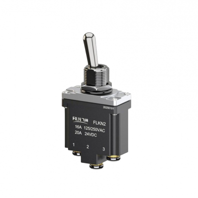 Intrerupator basculant cu mentinere, 3 pozitii, 3 pini