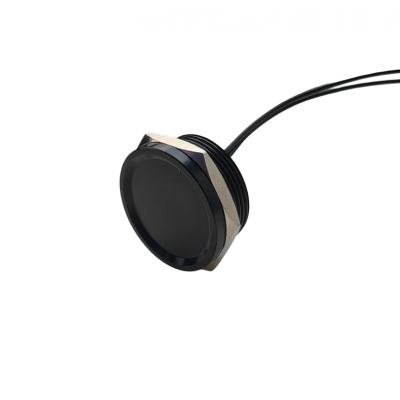 Buton tactil piezoelectric SPST, 22mm, metalic, NO, 12-24V DC