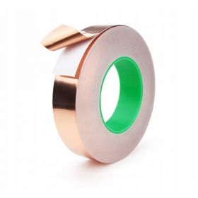 Banda cupru adeziva 20mm, conductiva, ecranare EMI/RFI, pentru
