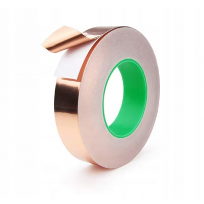 Banda cupru adeziva 20mm, conductiva, ecranare EMI/RFI, pentru