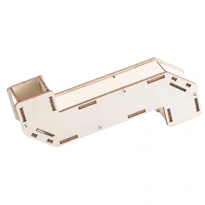 Kit DIY periscop din lemn, sistem optic cu oglinzi, model