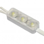 Modul LED 220V AC, 3 LED SMD3030, 1W, 110 lm, IP68, 6500K alb