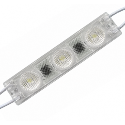 Modul LED 220V AC, 3 LED SMD3030, 1.5W, IP67, alb rece