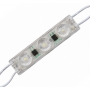 Modul LED 220V AC, 3 LED SMD3030, 1.55W, IP67, 165°, alb rece