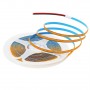 Banda LED COB alb cald 12V, 10m, 9W/m, 400 LED/m, latime 8mm