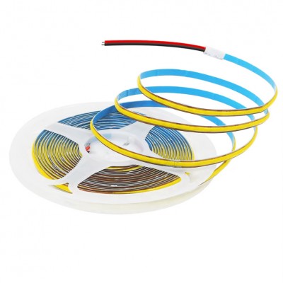 Banda LED COB alb natural 12V, 10m, 9W/m, 400 LED/m, latime